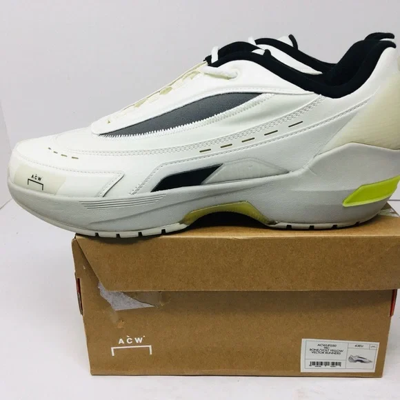 A-COLD-WALL Men's White and Gray Sneakers with Modern Athletic Design